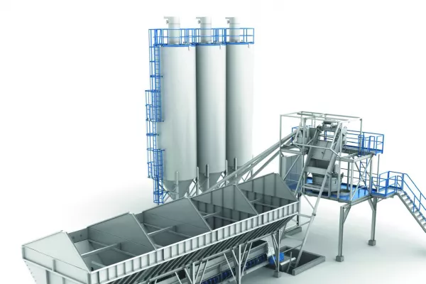 Concrete mixing plants